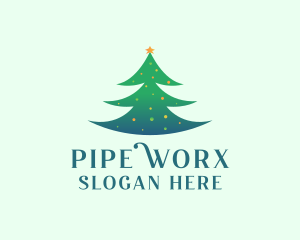 Holiday Christmas Tree logo design