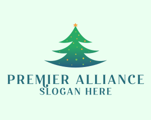 Holiday Christmas Tree logo design