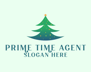 Holiday Christmas Tree logo design