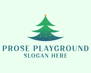 Holiday Christmas Tree logo design