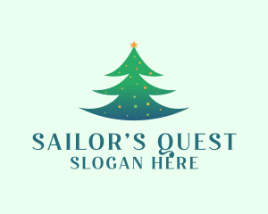 Holiday Christmas Tree logo design