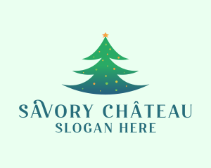 Holiday Christmas Tree logo design