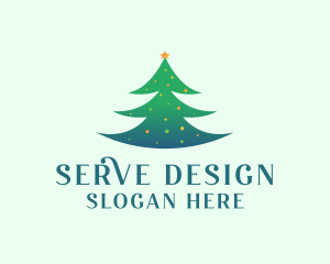 Holiday Christmas Tree logo design