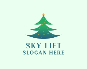 Holiday Christmas Tree logo design