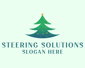 Holiday Christmas Tree logo design