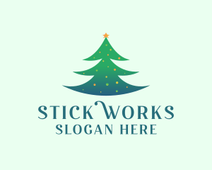 Holiday Christmas Tree logo design