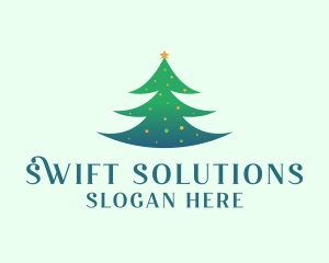 Holiday Christmas Tree logo design