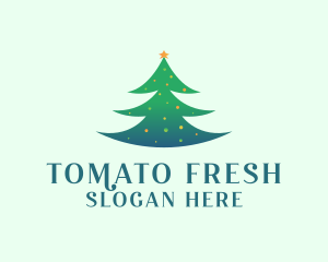 Holiday Christmas Tree logo design