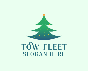 Holiday Christmas Tree logo design