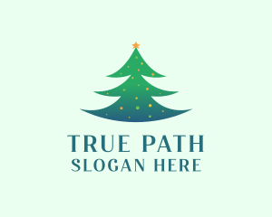 Holiday Christmas Tree logo design