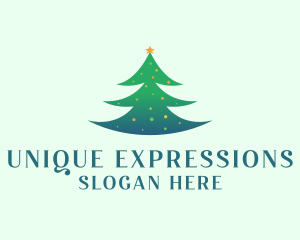 Holiday Christmas Tree logo design