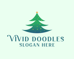 Holiday Christmas Tree logo design