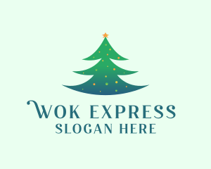 Holiday Christmas Tree logo design