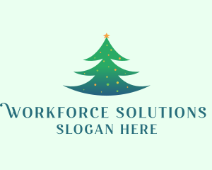 Holiday Christmas Tree logo design