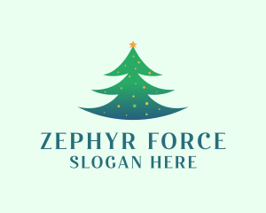 Holiday Christmas Tree logo design