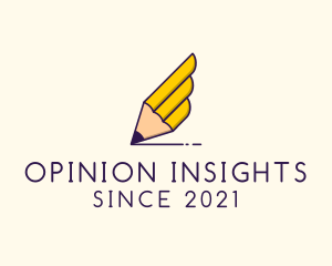 Winged Writing Pencil logo