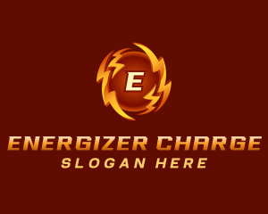 Lightning Thunder Charge logo design