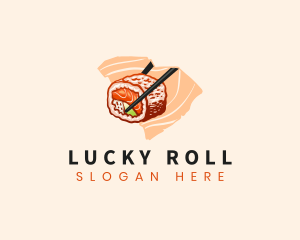 California Roll South Carolina  logo design