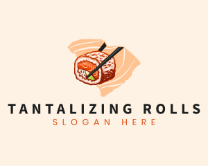 California Roll South Carolina  logo design