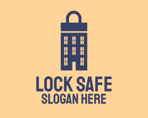 Blue Apartment Lock logo