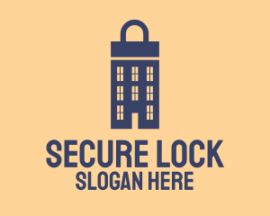 Blue Apartment Lock logo