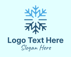 Freeze - Snowflake Frost Cooling logo design