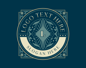 Luxury Boutique Art Deco logo
