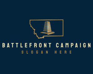 Montana Tourist Spot Monument logo design