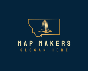 Montana Tourist Spot Monument logo design