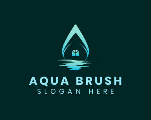 House Water Supply logo design