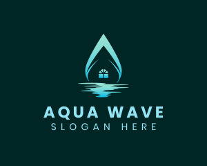 House Water Supply logo design