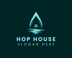 House Water Supply logo design