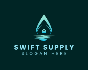 House Water Supply logo design