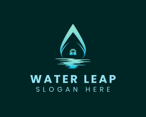 House Water Supply logo design