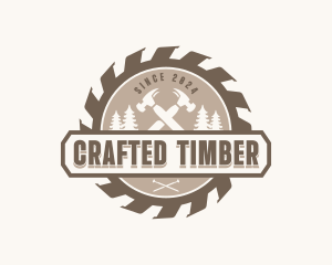 Hammer Woodworking Tools logo design