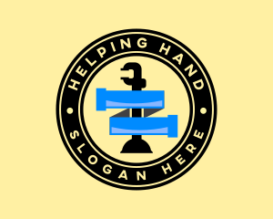 Handyman Pipe Wrench Plunger logo