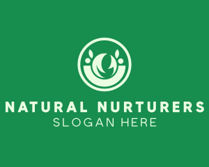 Natural Eco Leaf logo design