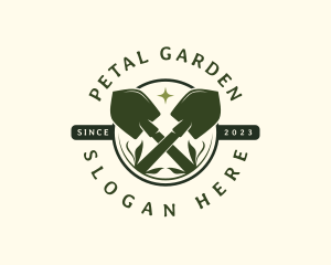 Garden Shovel Landscaping logo design