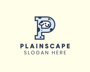 Spotted Cute Dog logo design