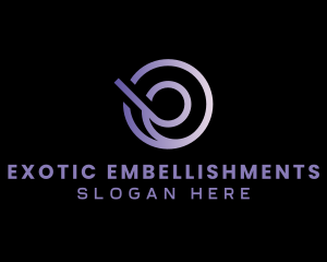  Generic Violet Letter E logo design