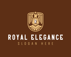 Eagle Royal Shield logo design