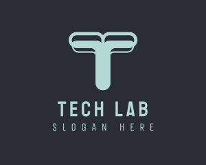 Tech Agency Letter T logo design