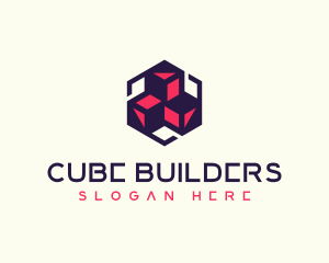 Cube Software AI App logo design