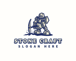 Stone Golem Pickaxe logo