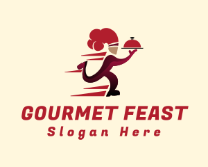 Red Running Chef logo