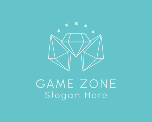 Minimalist Diamond Sparkle logo