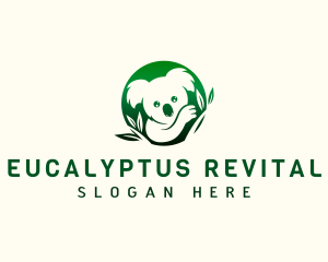 Koala Bear Eucalyptus logo