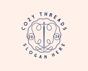 Sewing Needle Thread logo design