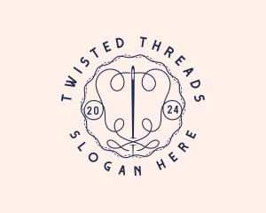 Sewing Needle Thread logo design