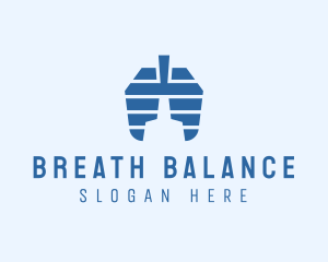 Breathing Lung Healthcare logo design